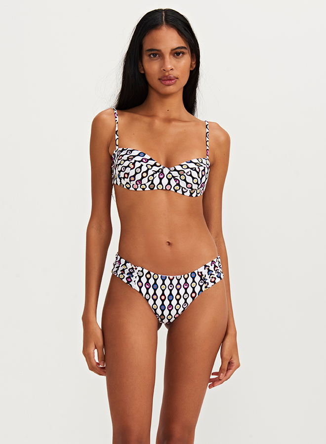 DEMI CUP STRING TOP AND LIA KITTY BOTTOM