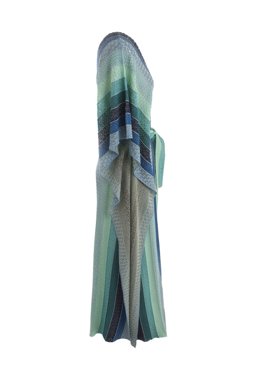 V Neck Knitted Kaftan