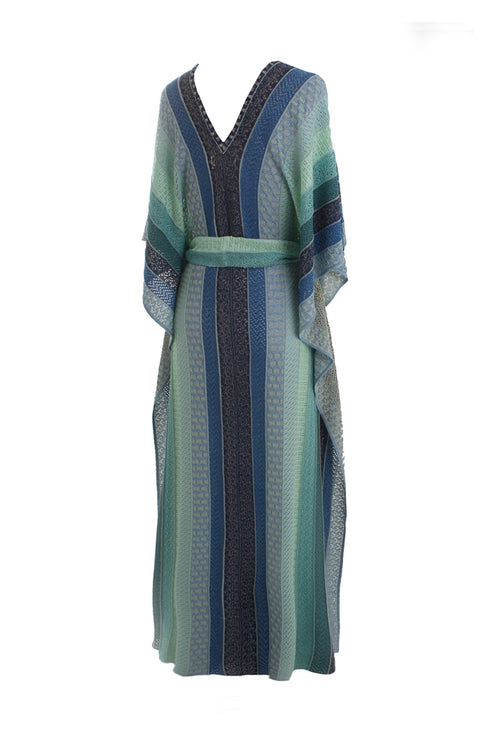 V Neck Knitted Kaftan