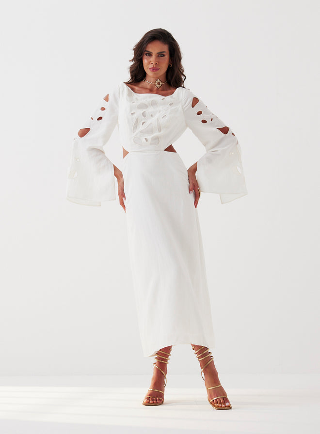 MARIAH EMBROIDERED DRESS