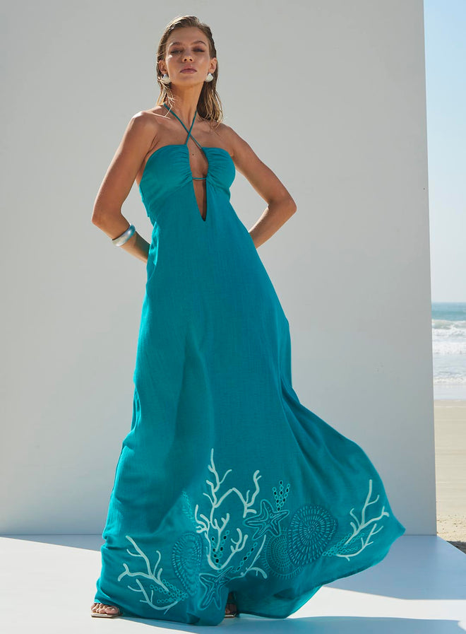 JESSICA EMBROIDERY DRESS