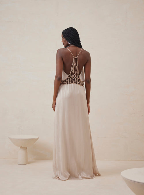 JASMIN HAND EMBROIDERED DRESS