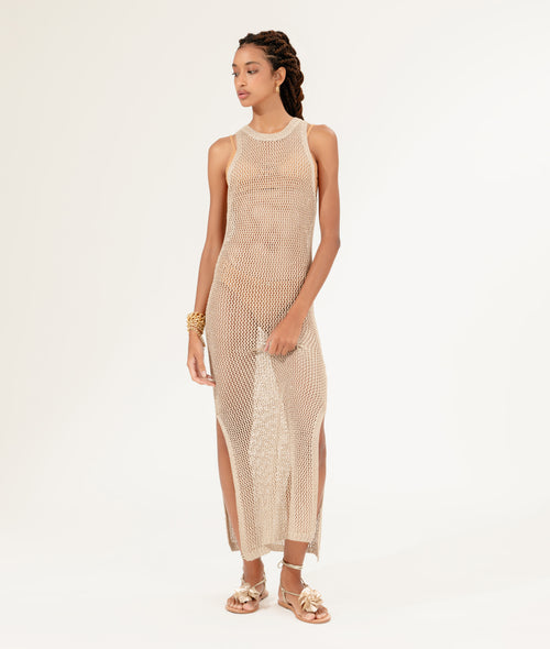 Vestido Longo Tricot