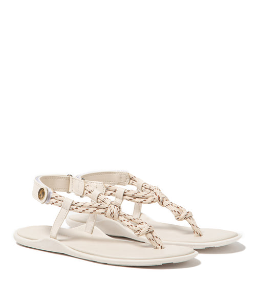 Knots Salinas White Sandals
