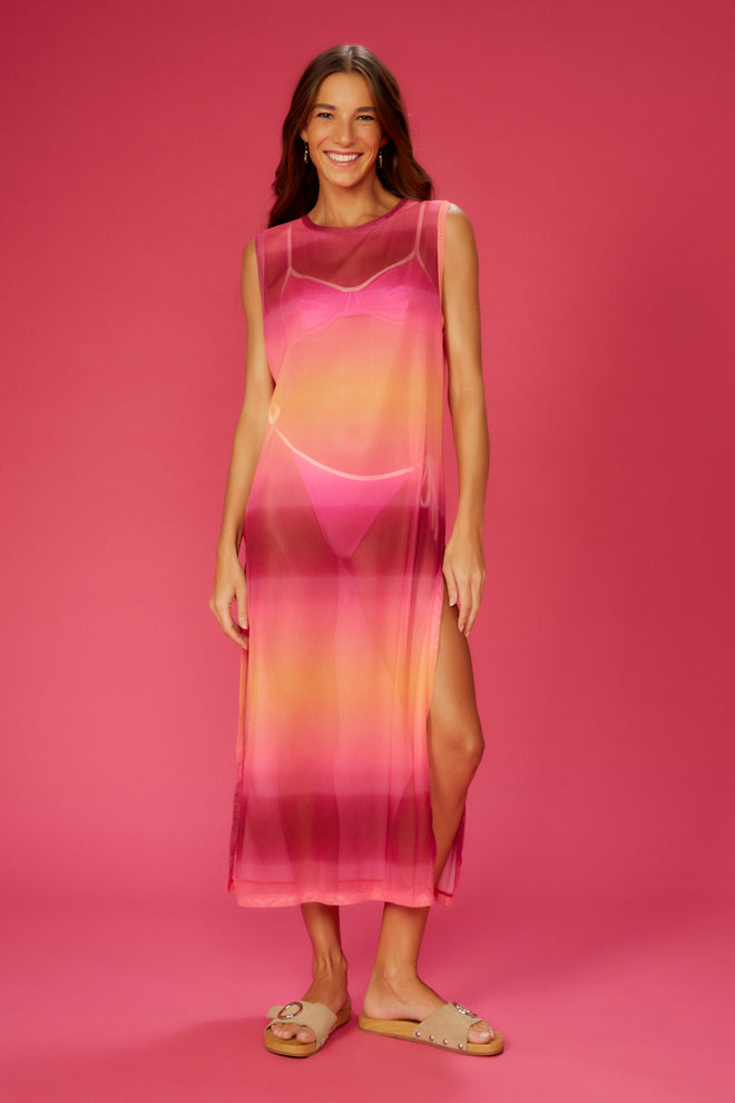 Degrade Tule Dress