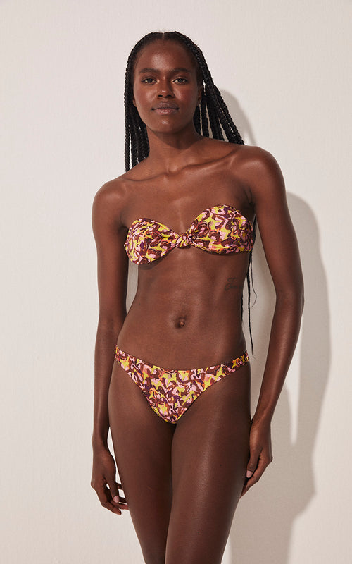 Pineapple Peel Bandeau Top