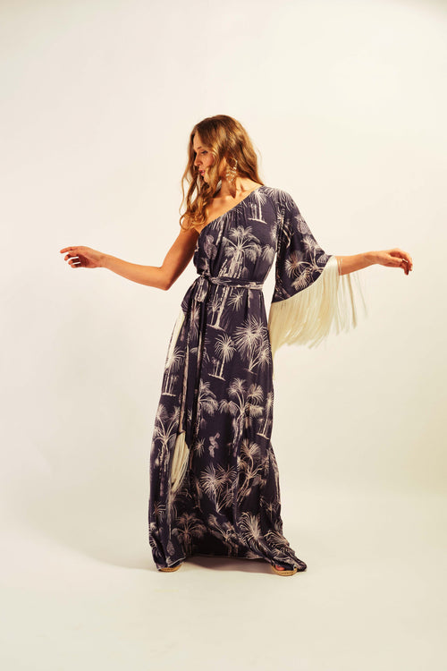 VESTIDO LONGO ATINS