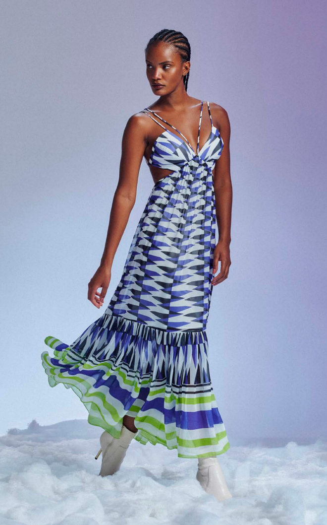 SKI MIDI DRESS
