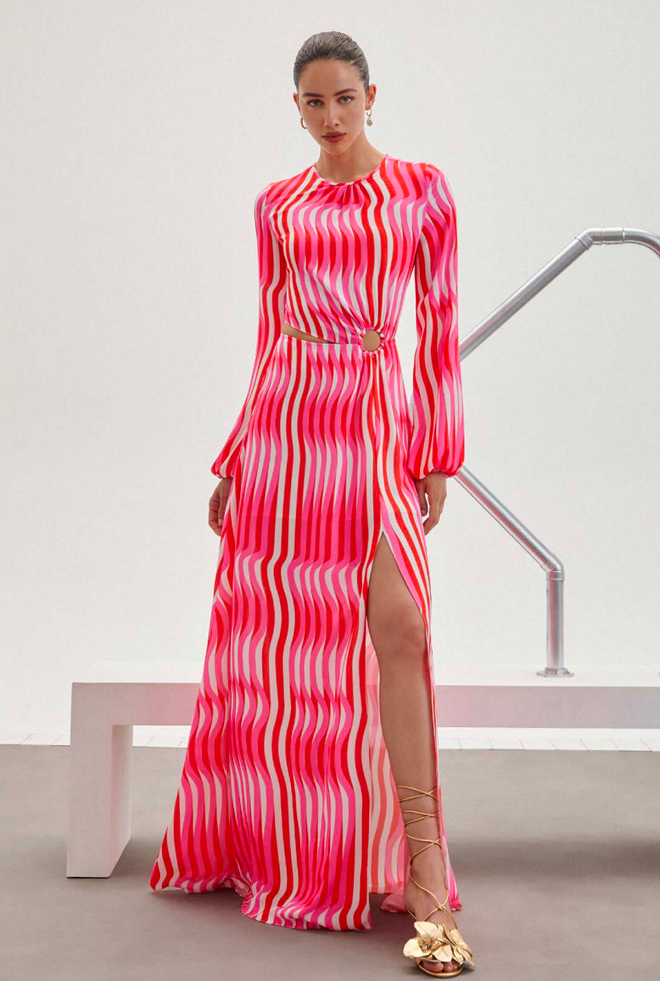 ARGOLA WAIST DRESS