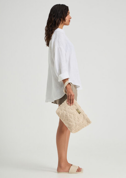 Carmela Clutch Natural