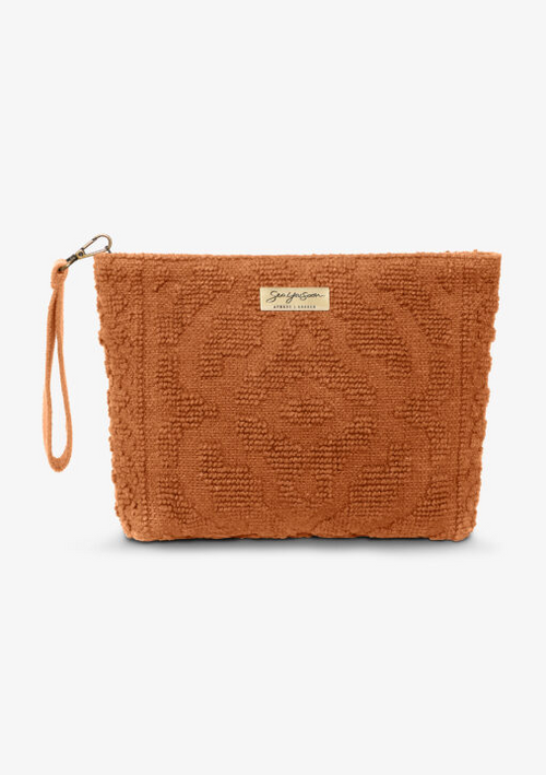 Carmela Clutch Burnt Umber