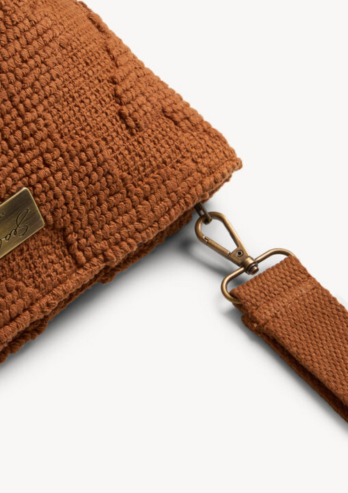 Carmela Clutch Burnt Umber