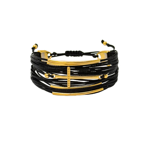 Bracelet W Gold Cross