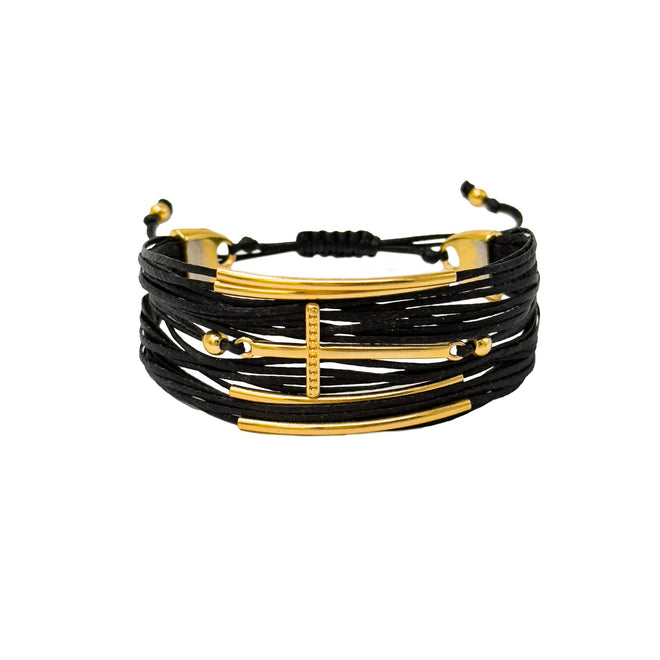 Bracelet W Gold Cross