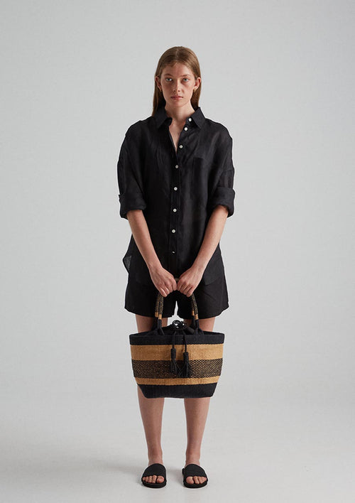 San Remo Mini Tote Black