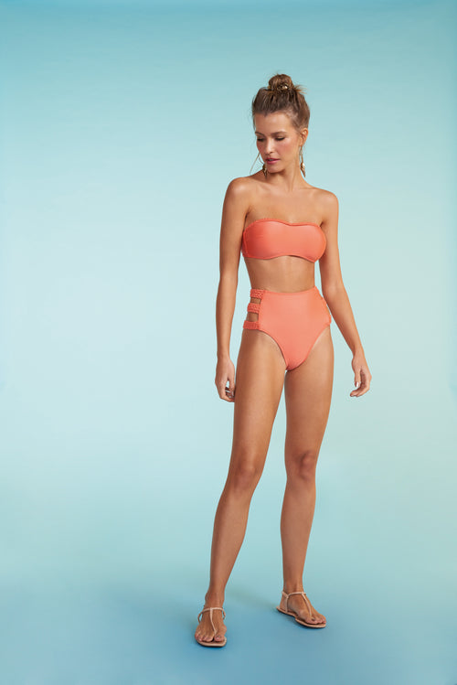 Bandeau Bikini Tranca Quintada-Black