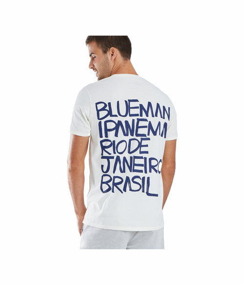 Handwriting T-Shirt Blue