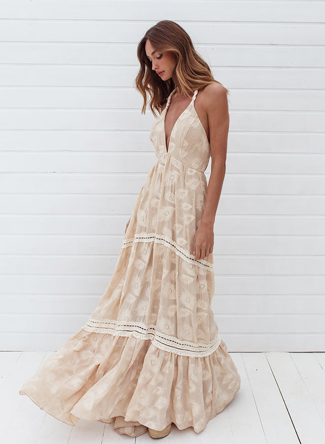 Beige Mellow Dress