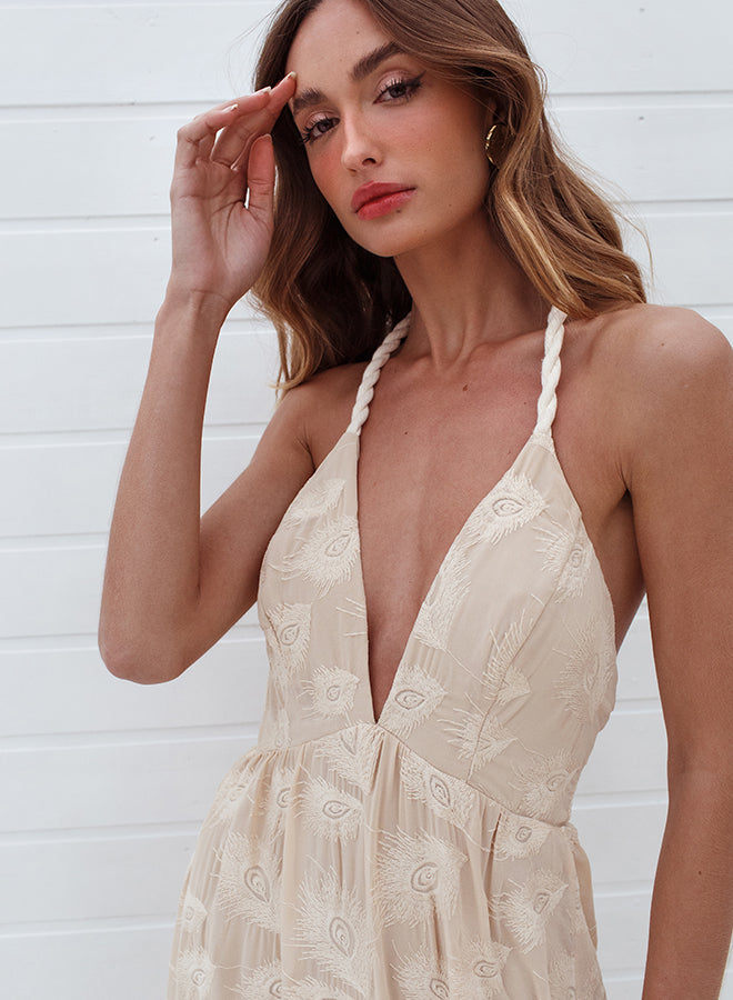 Beige Mellow Dress