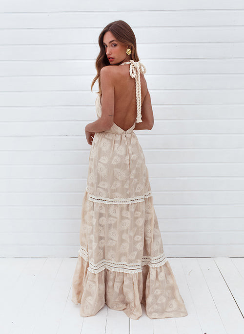 Beige Mellow Dress