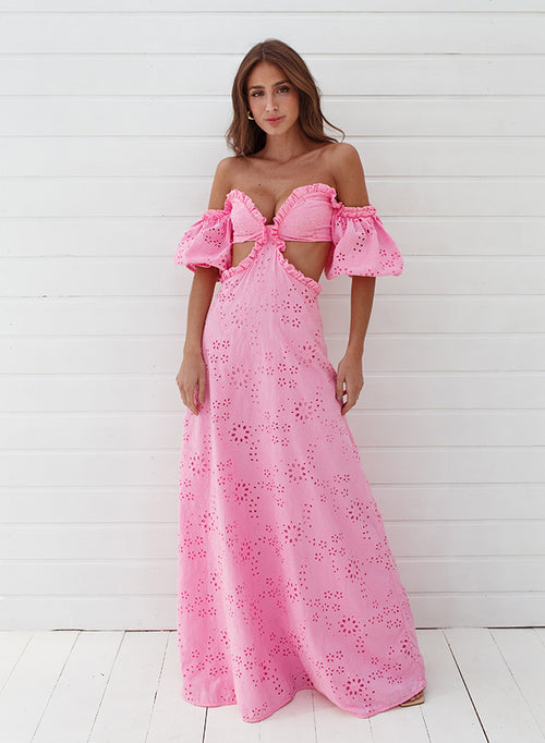 Strapless Long Dress Rosa Klee