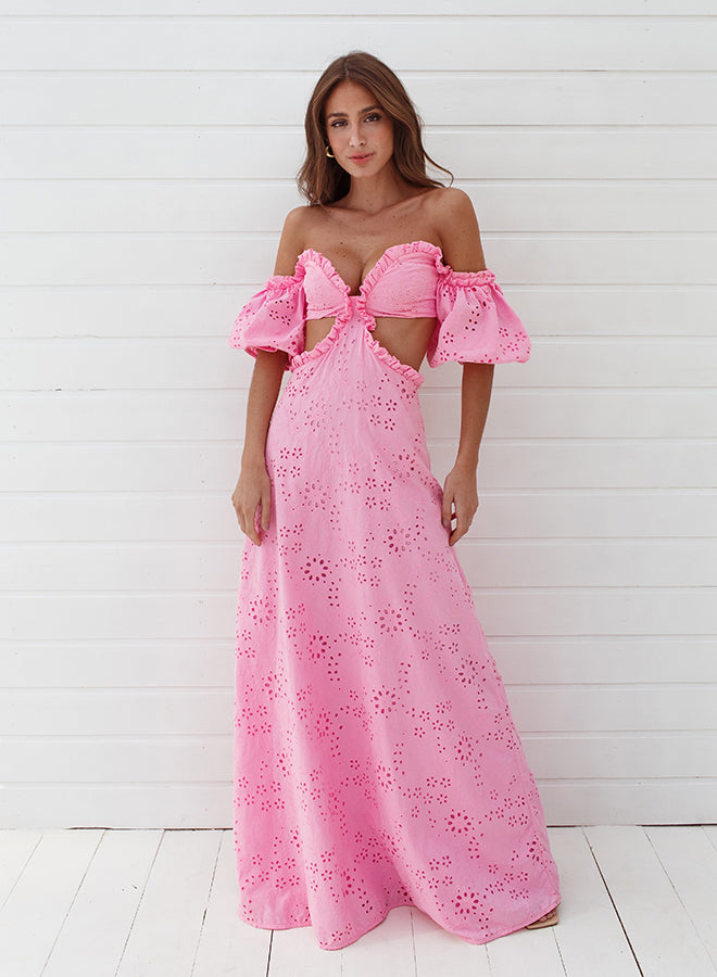 Strapless Long Dress Rosa Klee