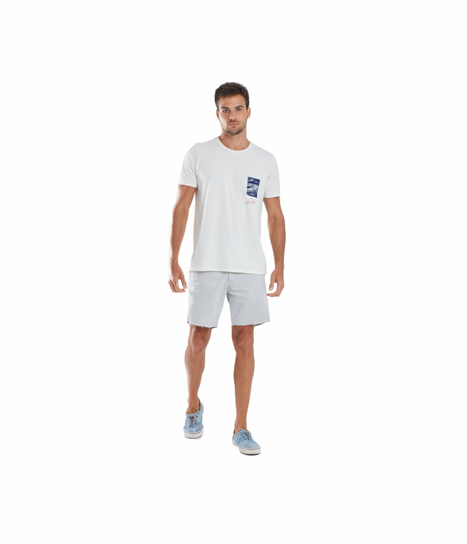 Handwriting T-Shirt Blue