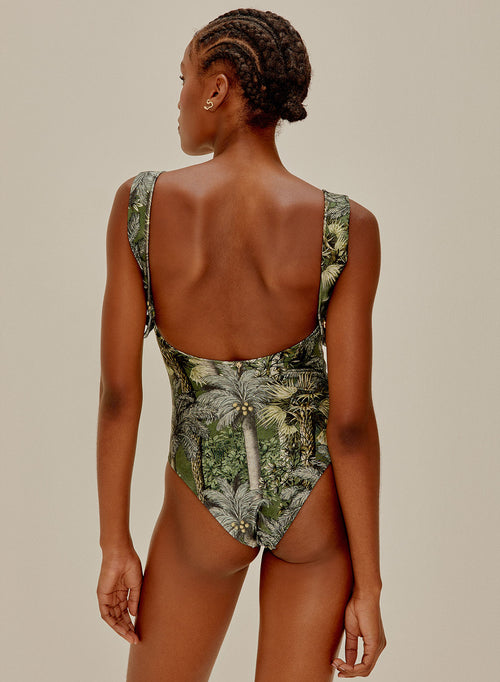 Straight Swimsuit Botanical Art