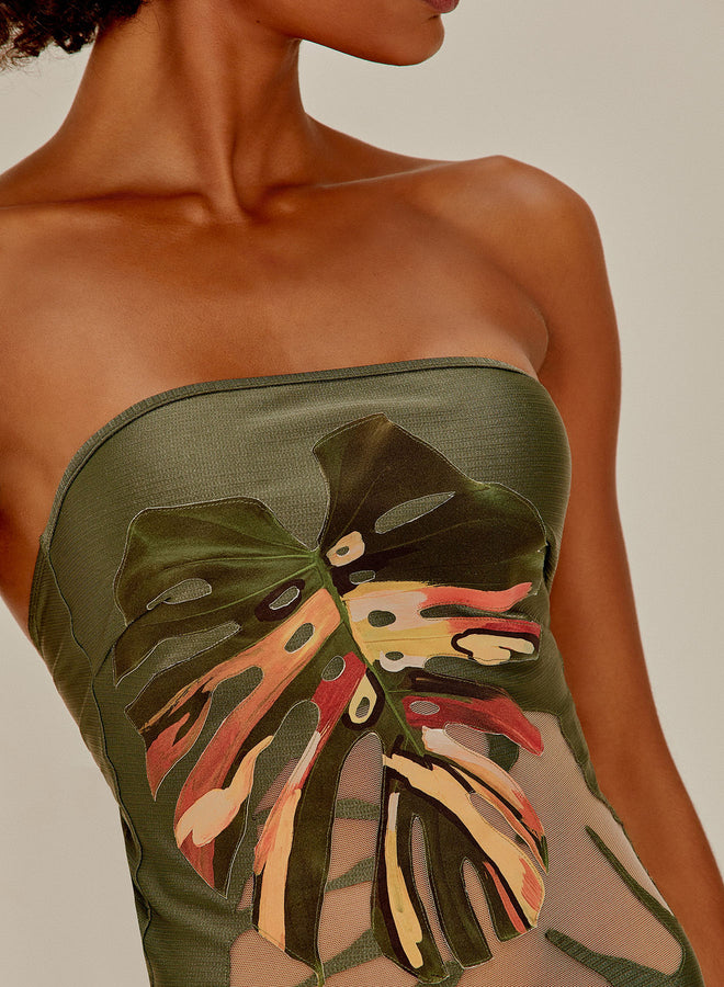 Jaguar Foliage Swimsuit