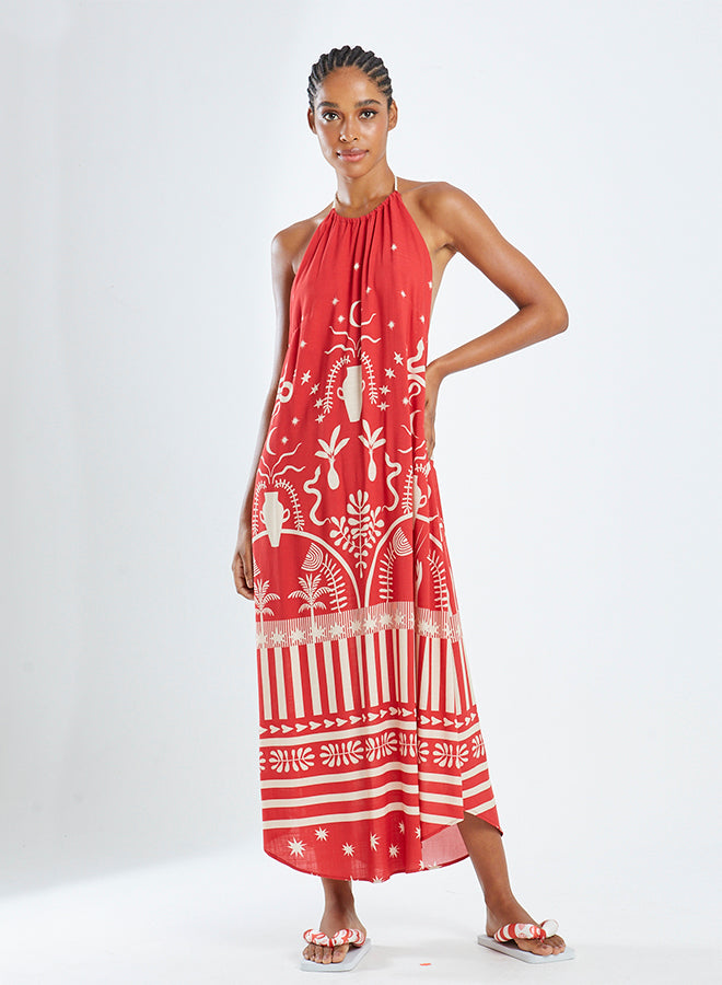 Halter Midi Dress