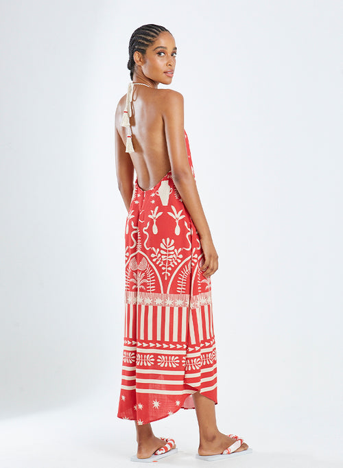 Halter Midi Dress