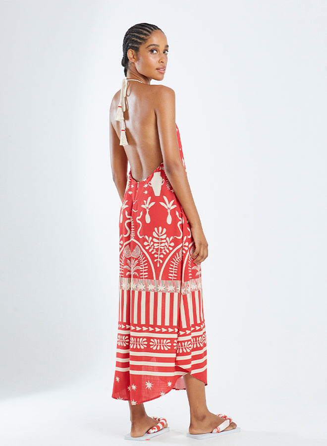 Halter Midi Dress