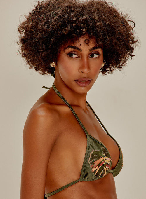 Triangle Bikini Jaguar Foliage