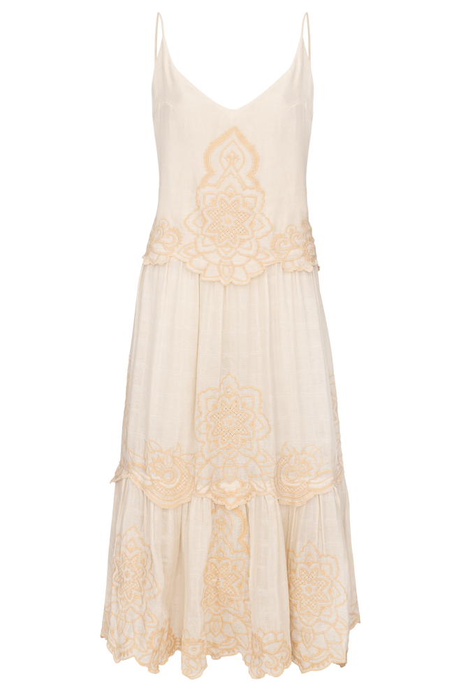 Joy Dress Off White