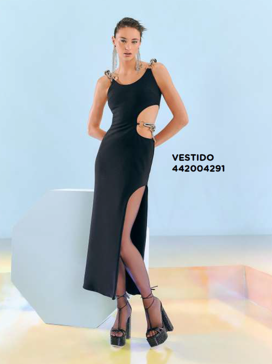 Vestido Maxi Midi Corda Cristal