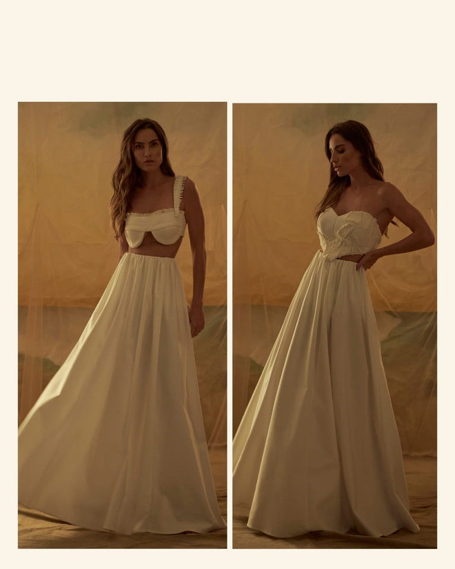 Skirt Long Cintura Balone