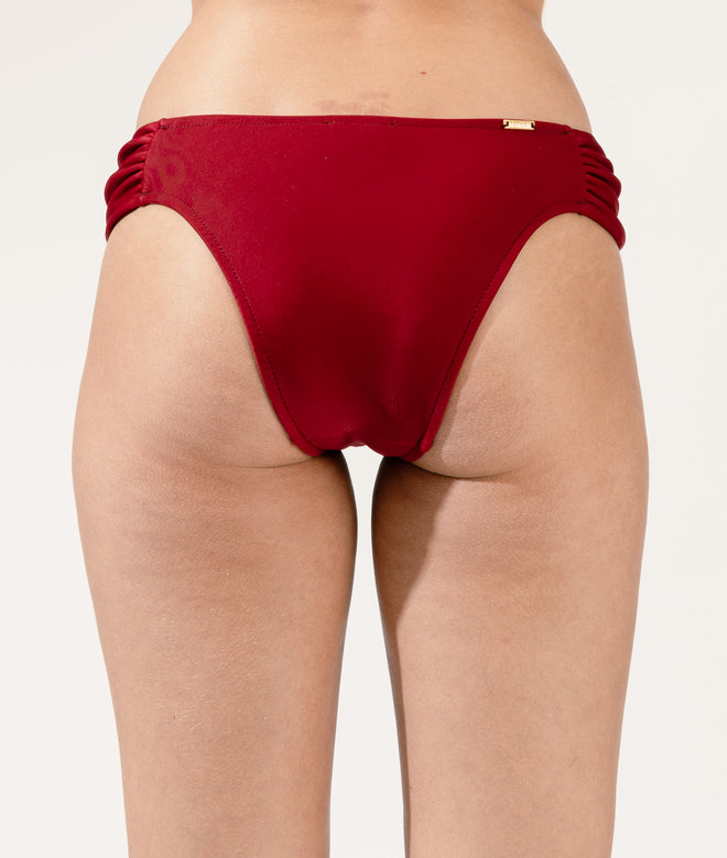 Calca Franzida Bottom - Yellow