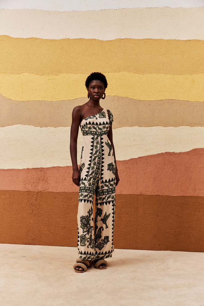 One Shoulder Jumpsuit
