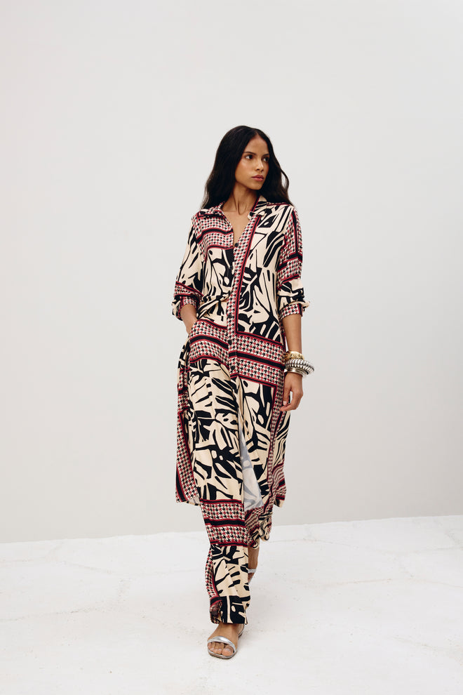 Elastic Printed Pant Costilla