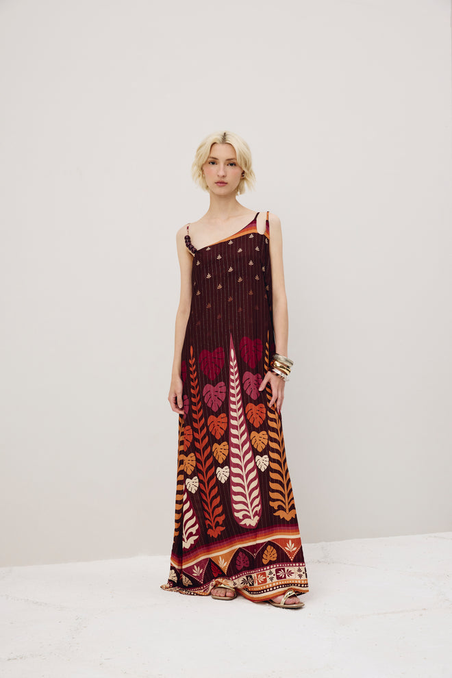Long Printed Dress