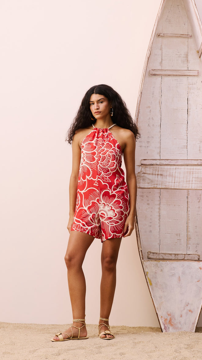 Halter Neck Romper