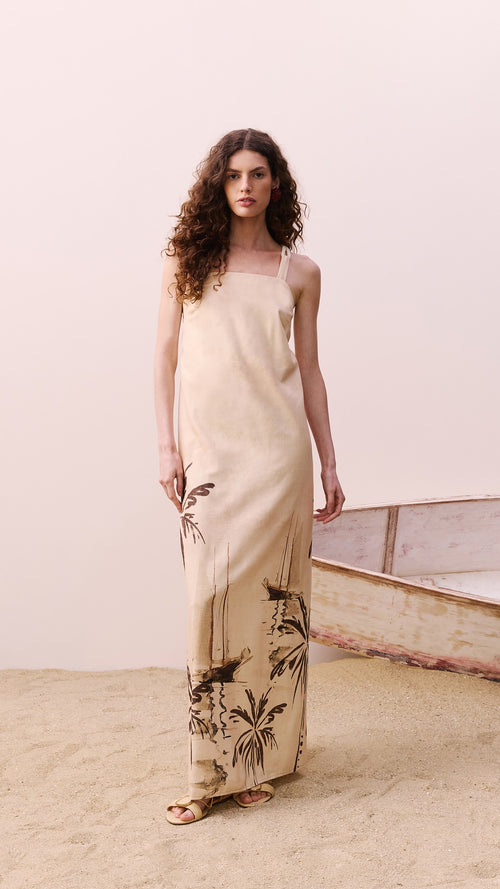 Gussets at Back Rope Dress