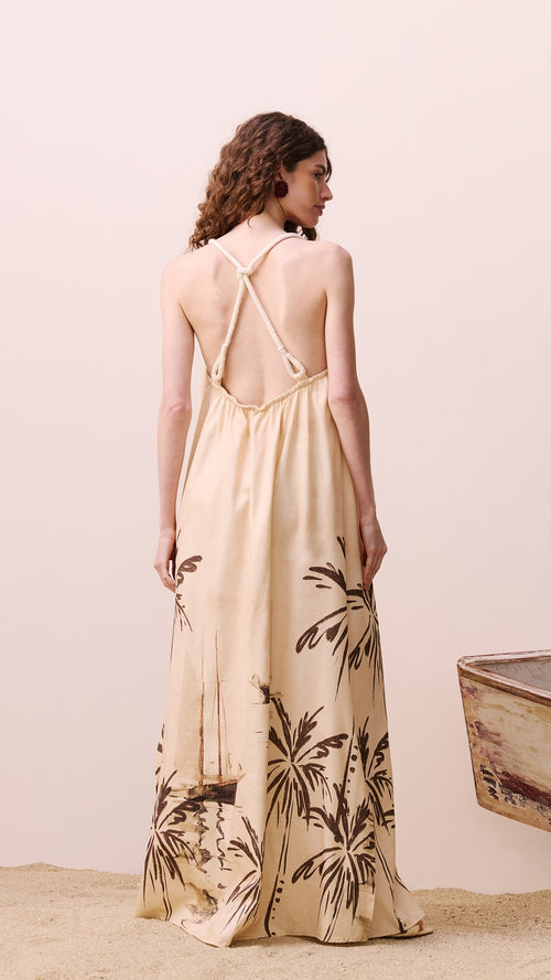 Gussets at Back Rope Dress