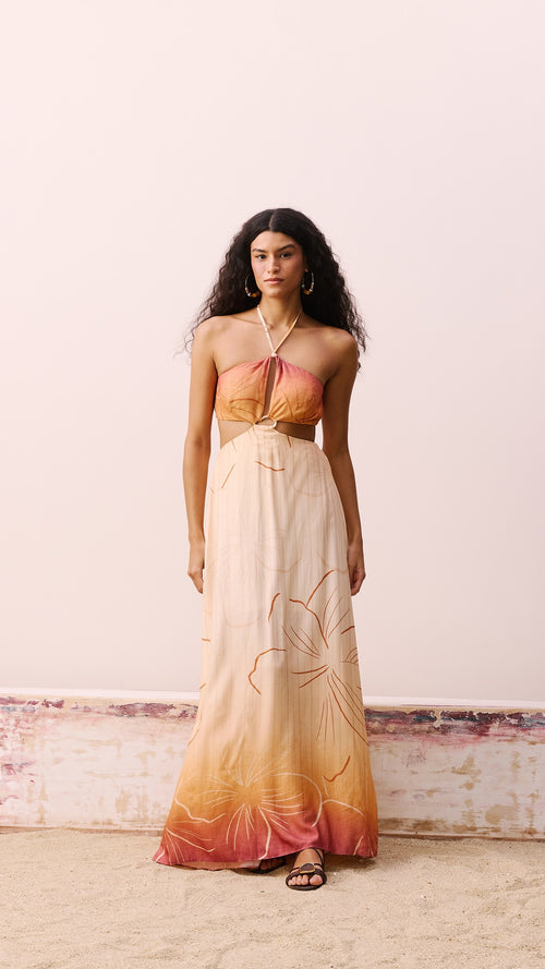 Organic Hoop Long Dress