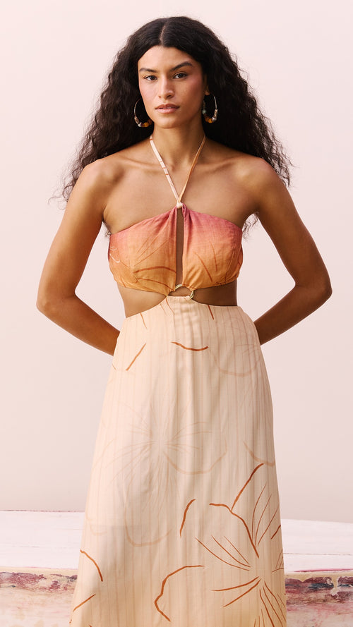 Organic Hoop Long Dress