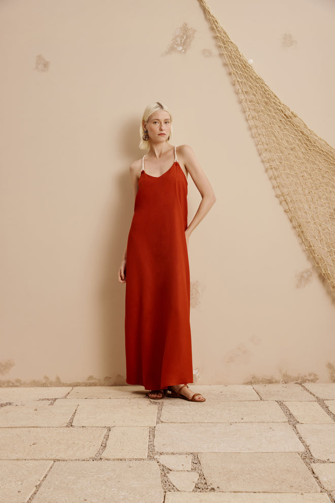 Rope Strap Midi Dress