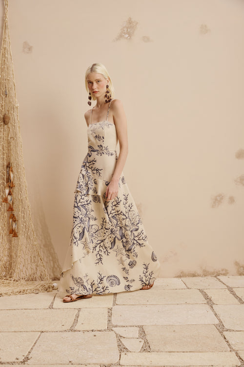 Star Fish Long Dress