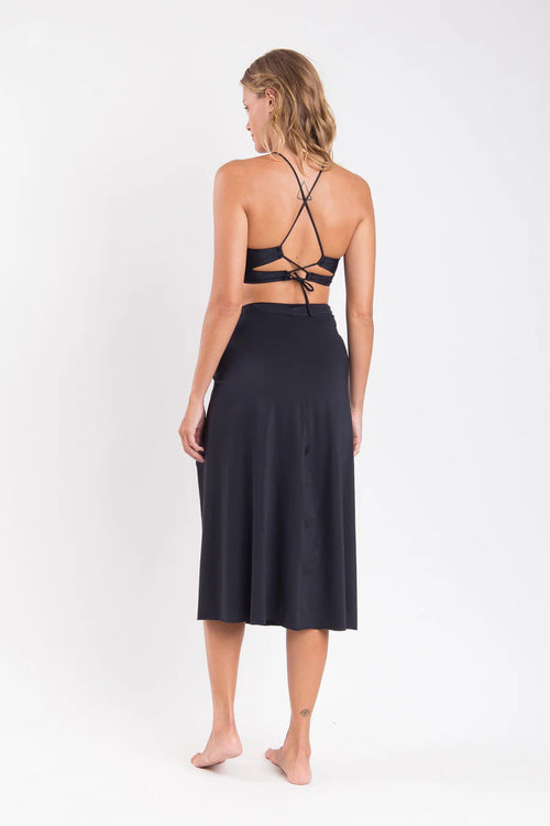 NERO LONG SKIRT KNOT