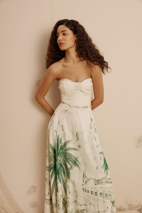 STRAPLESS LONG DRESS