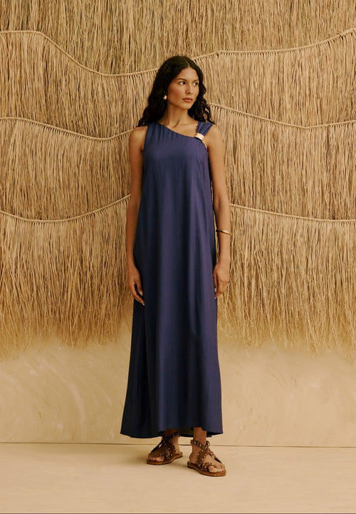 LONG DRESS DETAIL STRAP